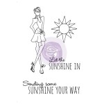 Mixed Media Doll Cling Stamp - Sunshine